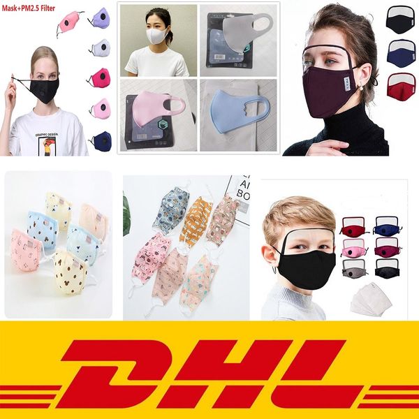 

ready to shipdurable kids face mask cotton cloth mouth mask with respirator by ups