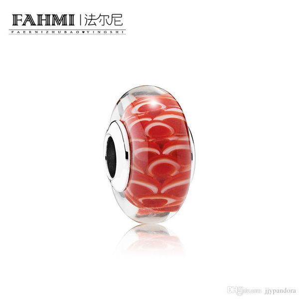 

fahmi 100% 925 sterling silver 1:1 original glass beads 791668 authentic temperament fashion glamour retro wedding women jewelry, Black