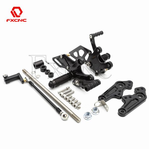

cnc aluminum motorcycle rearset footrest rear set adjustable foot peg for monkey bike z125 z 125 2018-2020 2019