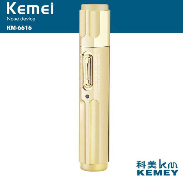 

recortador de pelo de nariz mas potente electric nose trimmer km-6616 portable nose ear hair trimmer rechargeable