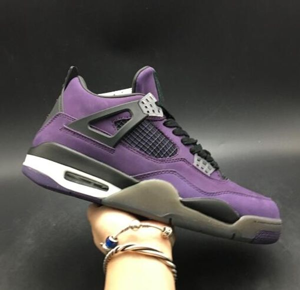 

2020 new 4s rush violet purple black leather mushroom retor nrg doodling purple men leather outdoor shoes size 40-47