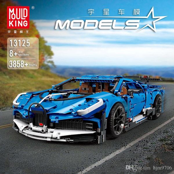 

technic 13125 moc bagutis blue racing rc car 3858 шт. строительные блоки дети совместимы 42083 20086 рождественские подарки кирпичи для дете