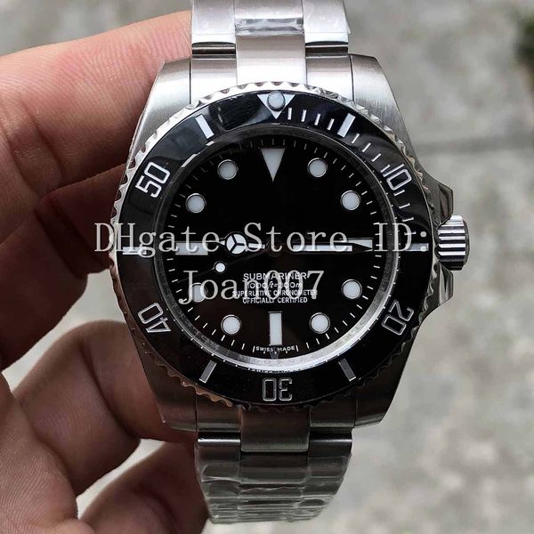 

u1 завод горячие часы 116610 116610lv автоматического движения черный циферблат керамический ободок мужские часы из нержавеющей стали лучшие, Slivery;brown