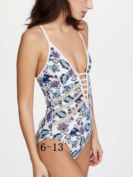 

2020 women white with bluw purple flower one-piece swimsuit fashion swimsuit size s-xl available, Silver
