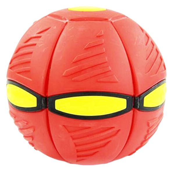 

magic flying saucer ball deformation ufo ball with led light and music elastic vent ball gift for kids