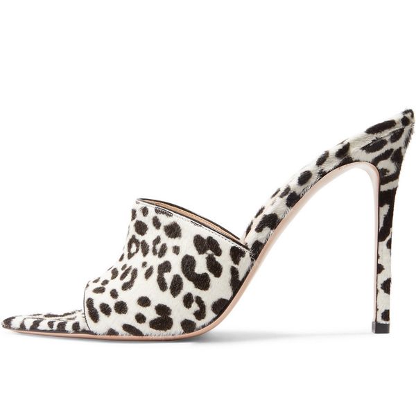 Acquista 2019 New Fashion Tacchi Alti A Punta Tacco Alto Leopardo Sandali Femminili E Pantofole Sandali Da Sposa Su Misura Donne Scarpe Da Festa Della Signora A $87.44 Dal Kathylin133 | DHgate.Com