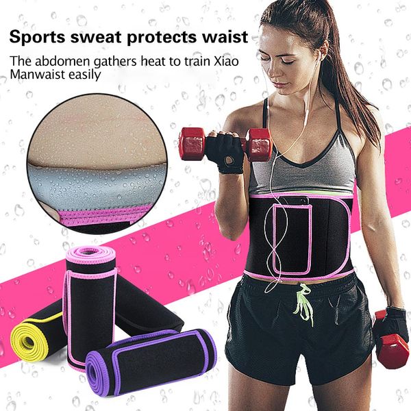 

fdbro sweat belt adjustable elastic waist trimmer gym weight belt sweat enhancer for women waist support training slimming, Black;gray