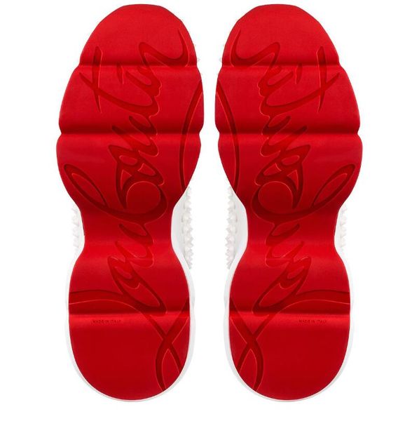 

christian luxury louboutin bottom red bottoms studded spikes brand cl mens casual shoes men women party lover sports sneakers bf, Blue