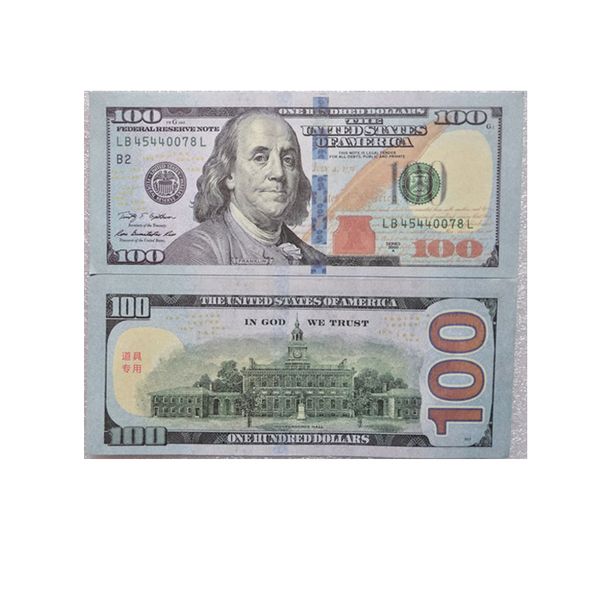 

Prop copy pretend money fake 100 dollar paper funny toy tudio photo acce orie 2 ide printed for movie 1 et 100pc