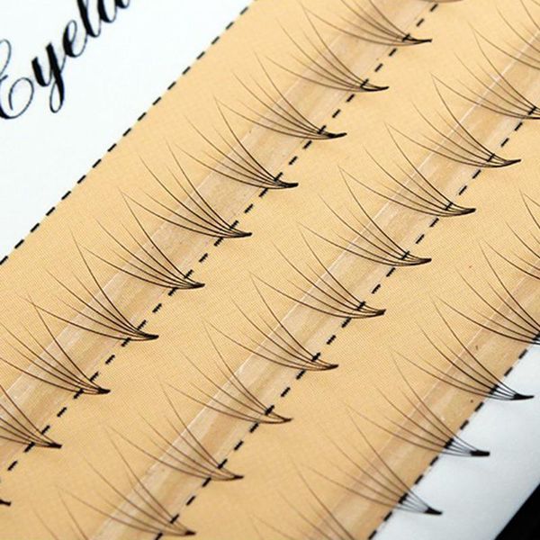 

1 set women soft mink black 0.07 c 5d wave individual false eyelashes fake eye lashes makeup extension tools