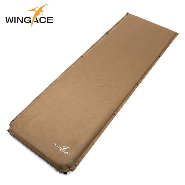 

thick 8cm suede inflatable camping mat outdoor folding camp bed tent sleeping pad air mat tourist automatic inflatable mattress