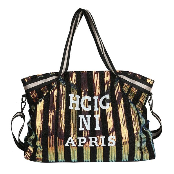 

sequin women bags female large capacity handle bags appliques lady's handbags national casual tote girl messenger totes