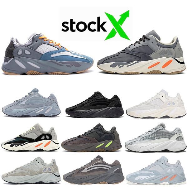 

2020 новый teal синий больничные синий магнит kanye west 700 мужские кроссовки инерционные vanta 700s статическая женщины волна runner сирен, White;red