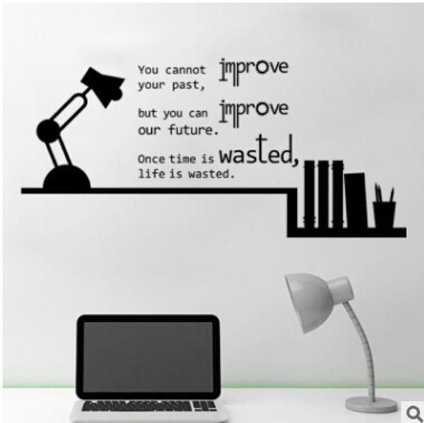 

quote wall sticker alphabet wall stickers removable pvc diy letter art vinyl murals home living room study decoration