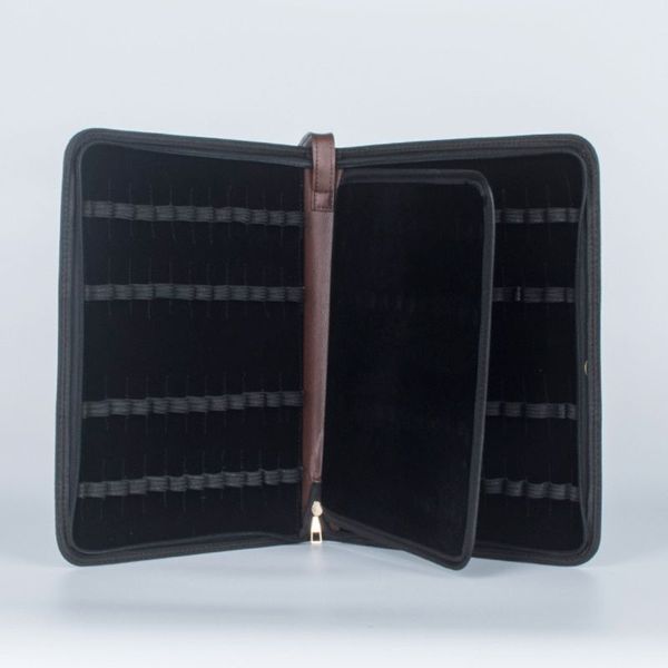 

1pc large capacity fountain pencil case 48 slots pens bag writing holder supplies pen case