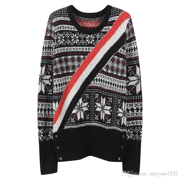 

725 2019 осенние свитера с длинным рукавом круглый вырез роскошный свитер пуловер выпускной мода женская бесплатная доставка yl, White;black