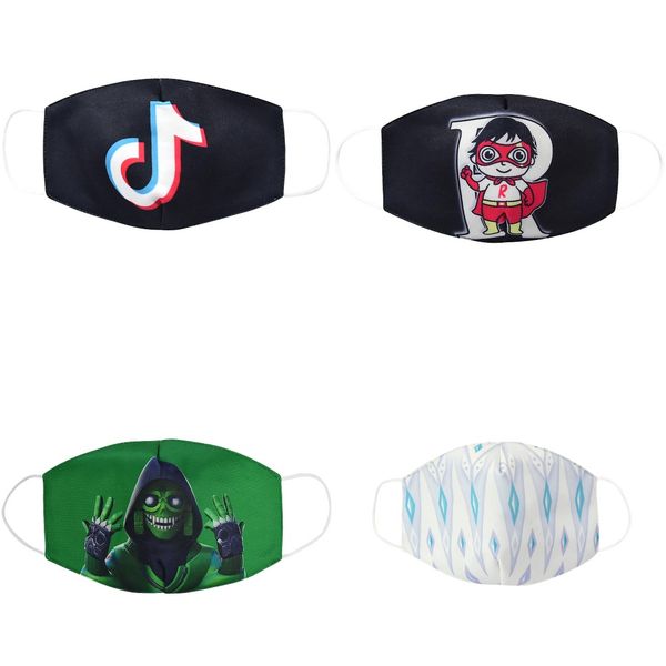 

new marvel spiderman children's face party maks marvel frozen sponge anti-dust protective maks for boys girls cotton is soft kids face, Black