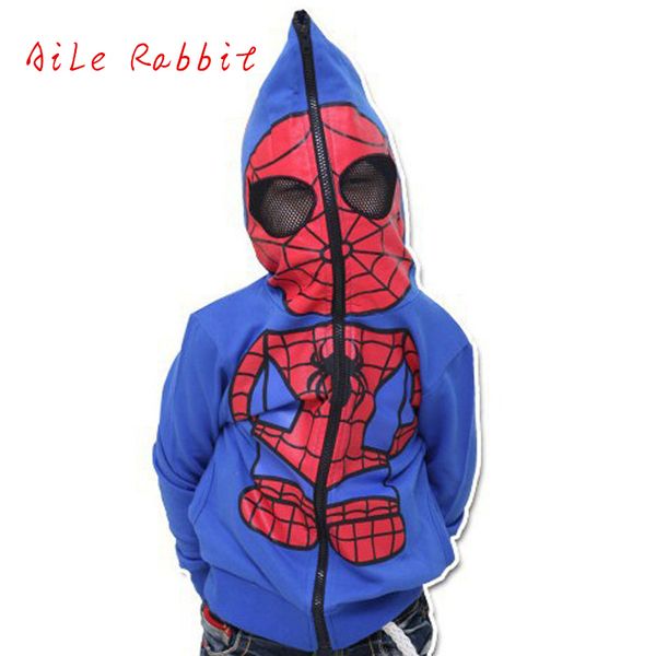 

long sleeve boys cartoon jacket children hoodie zipper baby kids outerwear clothing coat halloween christmas costume, Blue;gray