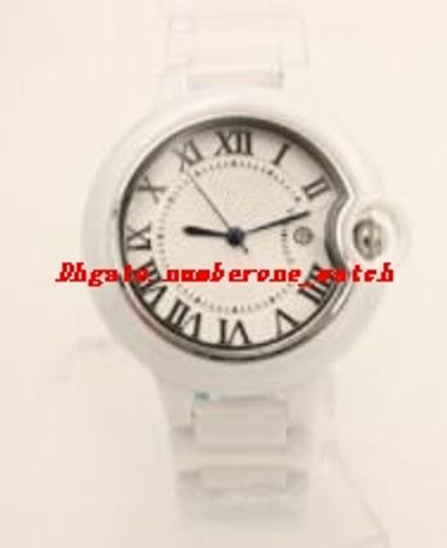 

seller men fashion wristwatch 36mm automatic white dial stainless steel bracelet luxury men watch ing, Slivery;brown