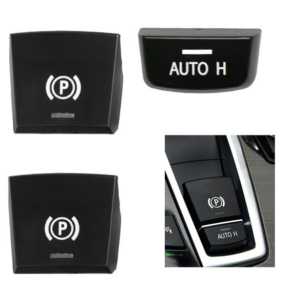 Carro Handbrake freio de estacionamento P Button Switch Capa Para BMW 5 7 F02 F07 F10 2009-2015