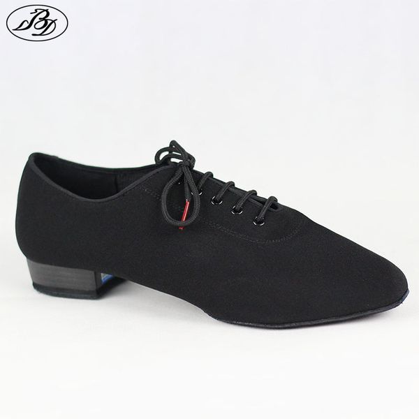 

men standard dance shoes bd309 ballroom shoe canvas napped split outsole practice competition men modern dancing shoe dancesport