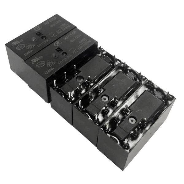 

5 pcs 8pins 12v mini power relay- spdt contacts with a 8a rating (1 on, 1 off