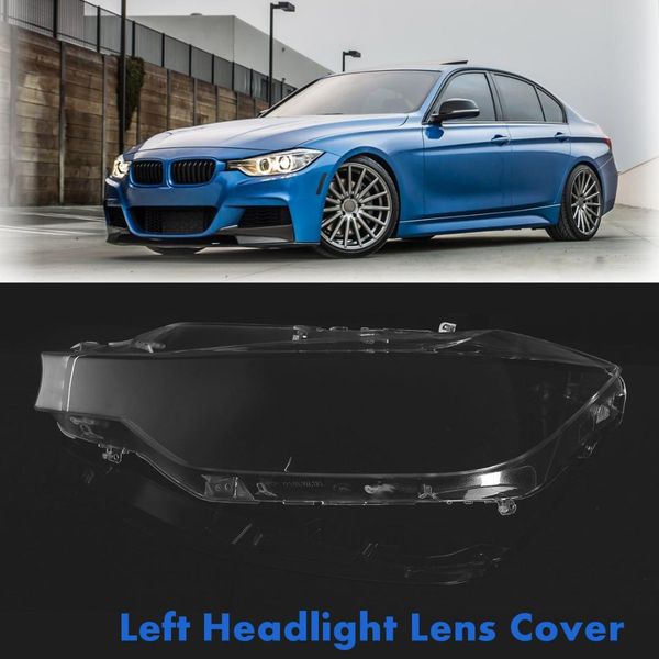 

front left car headlight headlamp lens cover clear lenses for f30 f31 for 3 series sedan 2013-2016