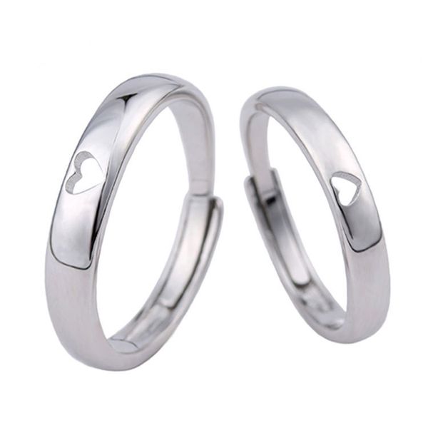 

Hollowed out heartshaped couple ring ornament pair ring lettering creative students express their love on Chinese Valentines Day present who