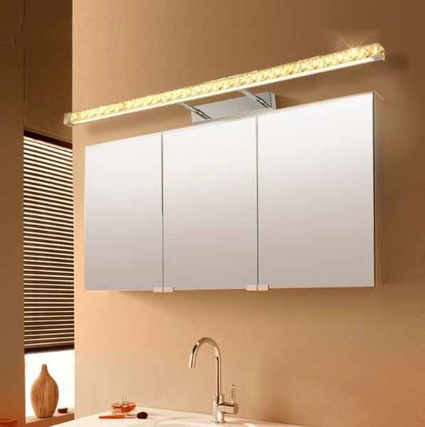 2020 Modern Bathroom Led Crystal Wall Lamp Mirror Cabinet Modern Bathroom Led Crystal Wall Lamp