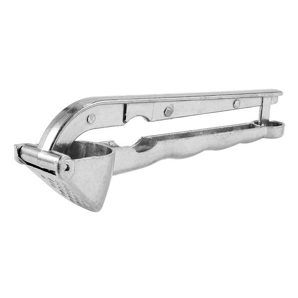 

aluminum garlic press presser kitchen tool cooking gadgets ergonomic handle for better leverage and easy squeezing