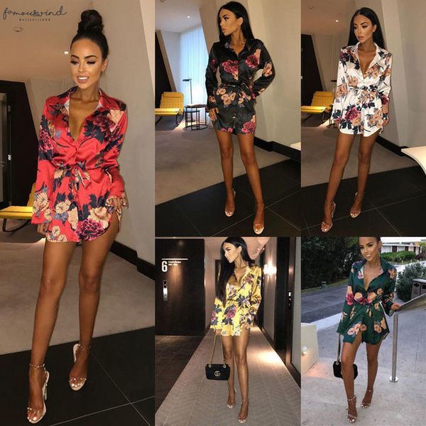 

2020 summer women floral print dress high waist short sleeve mini v neck sundress hot, Black;gray