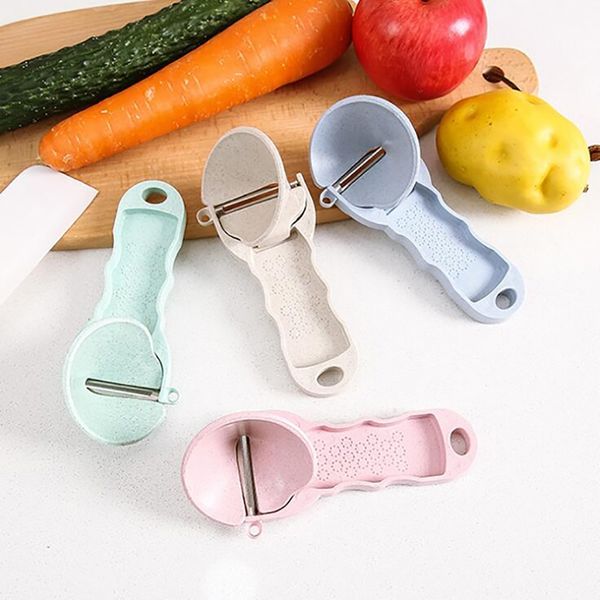 

multifunction ginger garlic grinding rotation grater planer slicer vegetable peeler stainless steel fruit planing kitchen tool