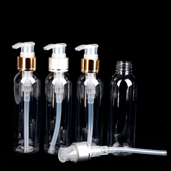 

2pcs portabl empty refillable bottles 120ml soap shampoo lotion foam water plastic pressed pump spray bottle refillable bottle