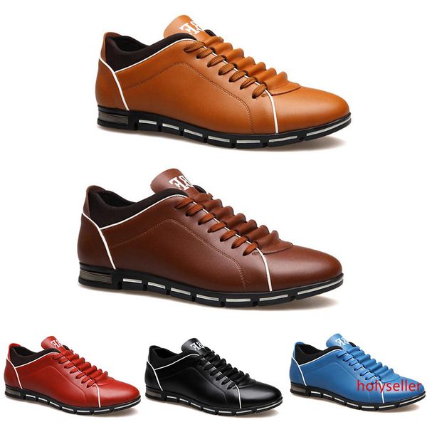 

2020 wholesale men shoes black wine red brown fashion designers casual shoes dropshipping size 39-44 item 406
