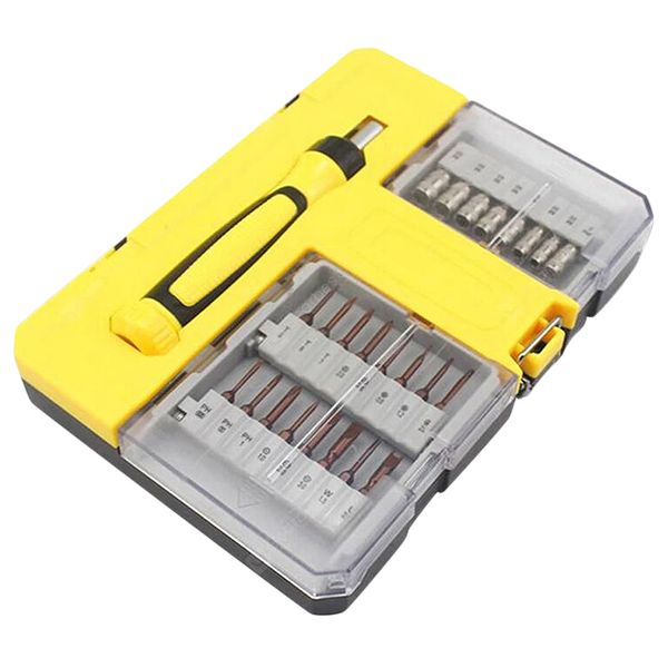 

funn-26 in 1 ratchet screwdriver set sii steel - corn yellow