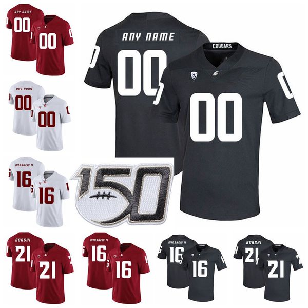 

washington state cougars football jerseys travell harris jersey anthony gordon clay markoff rodrick fisher brandon arconado custom stitched, Black