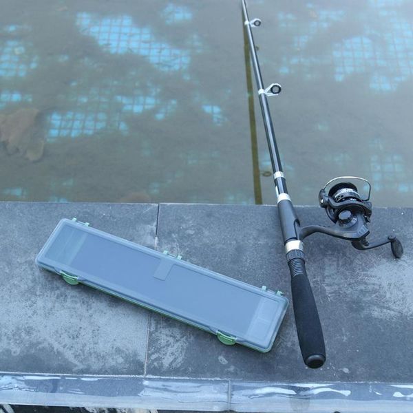 

durable plastic carp fishing line gear hook tackle storage box with tools green fishing tackle box line fish accesso