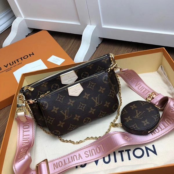 

Мульти POCHETTE аксессуары Сумочка роскошные 3-х частей дизайнерская сумка регулируемая мода Женская сумка новая роскошная сумка