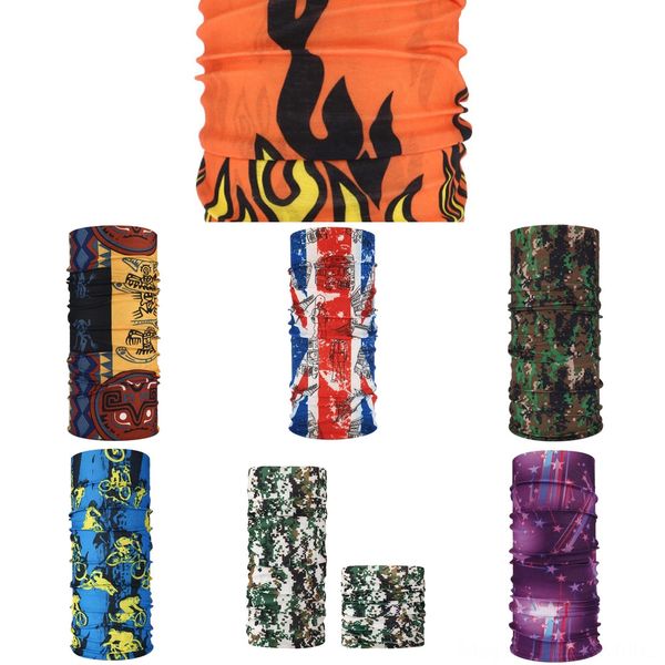 

uh2tv outdoor sports bandana scarf cycling bandana headband headwear scarf face mask paisley wristband headband, Black