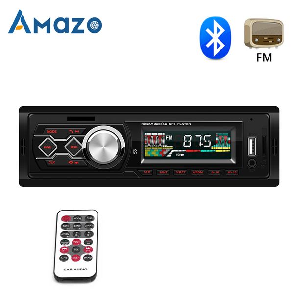 

1 din стерео fm-радио в тире авторадио 1din 12v пульт дистанционного управления bluetooth audio музыка автомобильный mp3-плеер usb / tf / au