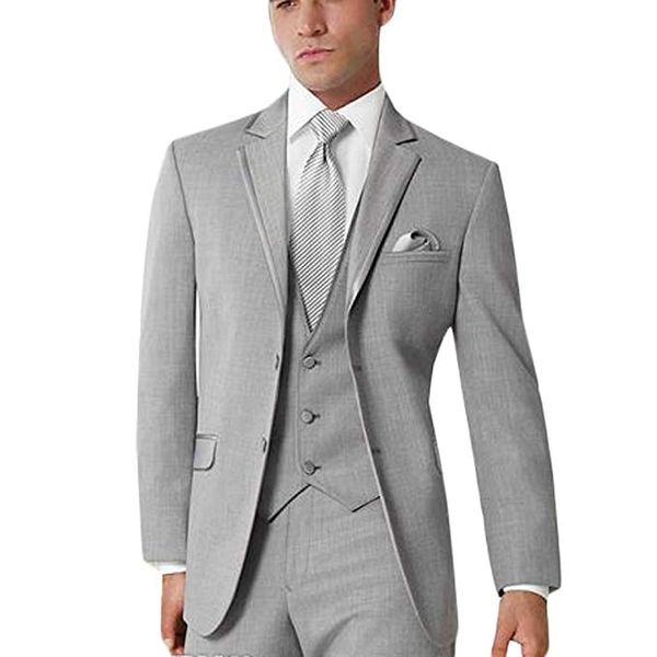 

мужской темперамент стиль деловой повседневный костюм три штуки (куртка+жилет+брюки) 2 кнопки отделка подходит отлично подходит для свадебно, White;black