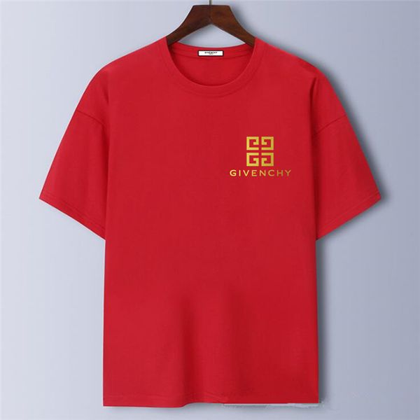 

wholesale 19ss brand giv s-5xl littergivenchy 9 colors men women t shirts designers short sleeve summer homme paris streetwear luxury shirts, White