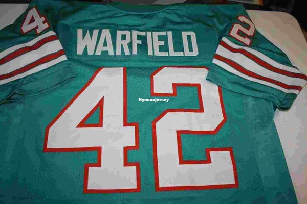 

retro paul warfield #42 custom home mitchell & ness jersey 1983 1972 green stitching men's football jerseys college ncaa, Black;red