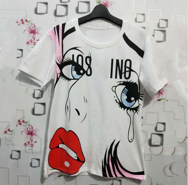 

2020 t shirt for women designer shirts new summer lady ropa de mujer clothes short sleeve tees luxury casual tshirt for wholesale xy1930202, White