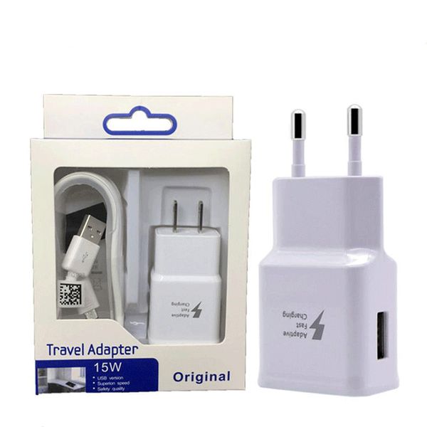 

fast charging home wall charger adapter kits fast charging quick charger 2 in 1 eu us plug adapter + usb cable 2.0 data sync cable