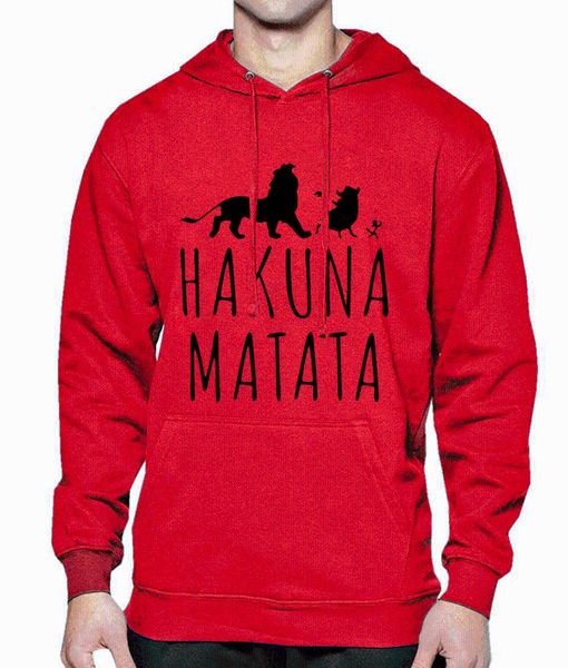 

hakuna matata letter print повседневные мужские толстовки 2017 горячие продажа толстовка весна зима марка мужские спортивные штаны повседнев, Black