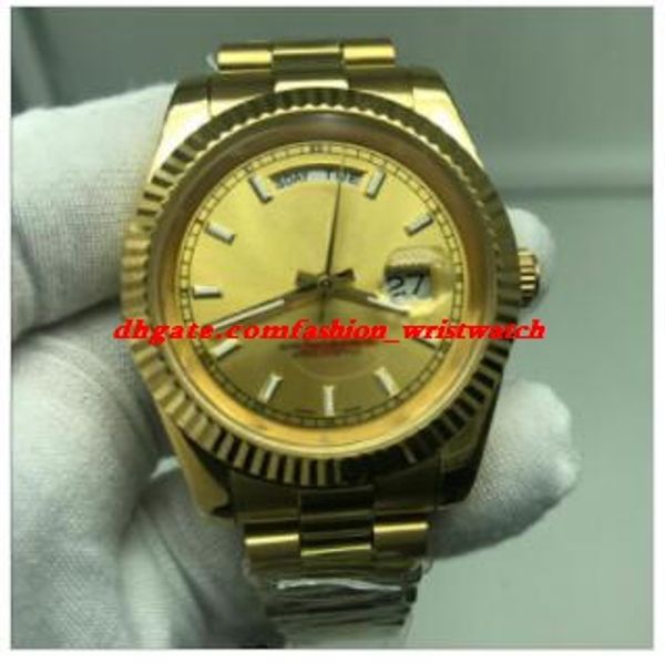 

luxury watch 16 style mechanical glide smooth 40mm mens watch stainless steel bezel strap automatic fashion men's watches wristwatch, Slivery;brown
