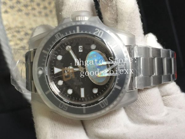 

40mm v7 version automatic cal.3135 mens sea watch men ceramic bezel sapphire 116600 water resistant n factory dive eta dweller swiss watches, Slivery;brown