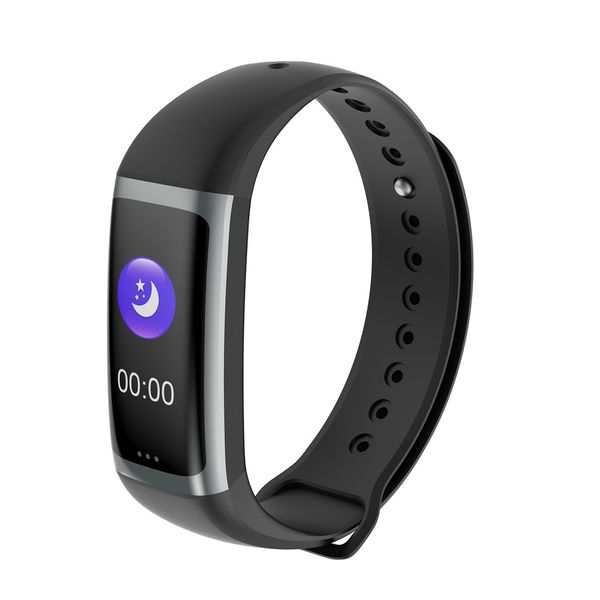 

smart fitness bracelet color screen ip67 waterproof multifunction sports heart rate blood pressure monitoring watch, Slivery;brown