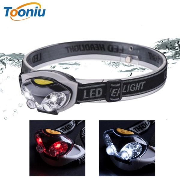 

headlamps led headlight head bike lamp light infrared ray mini waterproof 800lm 3 modes 3xaaa battery headlamp with headband